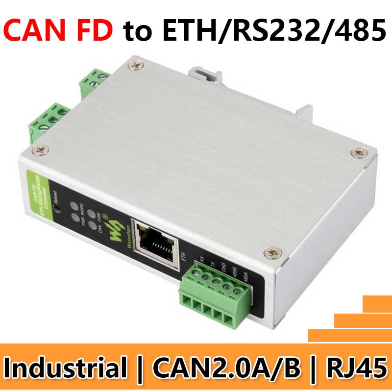 Industrial CAN FD ETH/RS232/RS485 bidirectional converter CAN2.0A/B